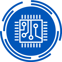 Computer chip icon