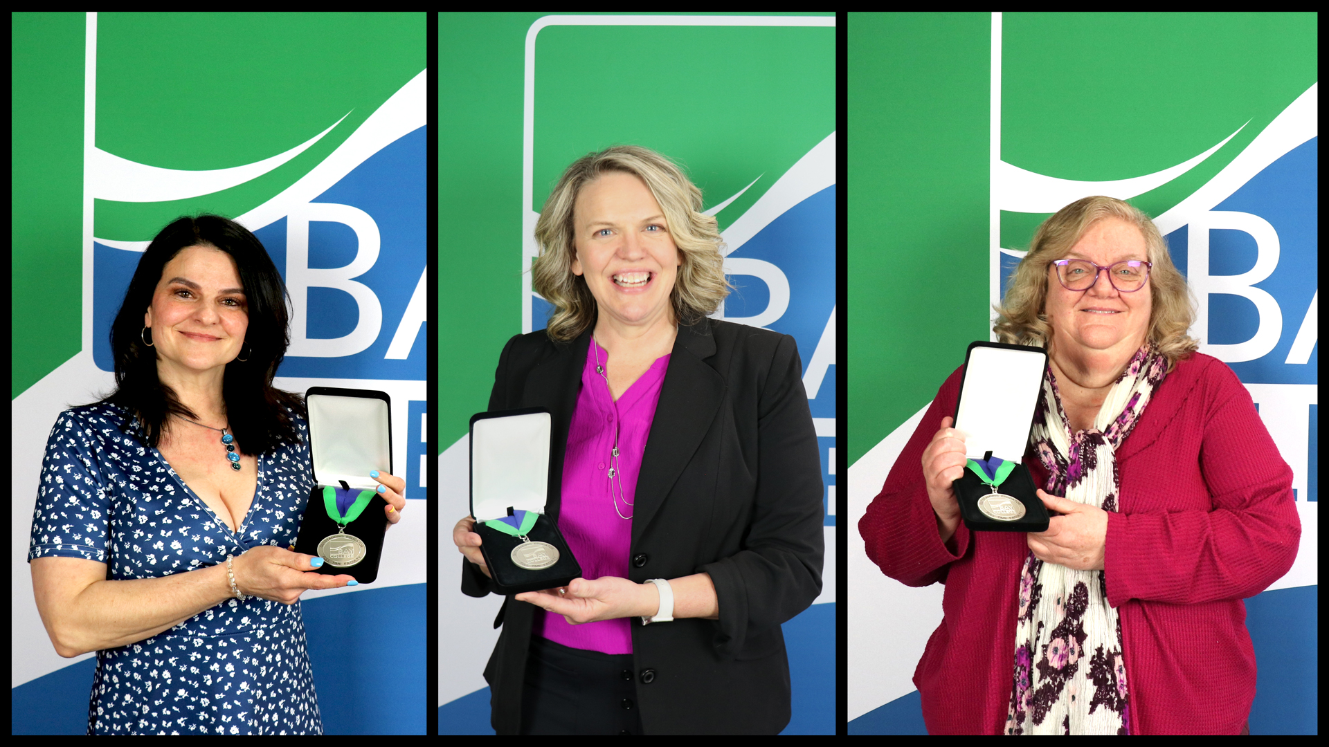 Shown from left to right: Amber Kinonen, Dr. Renee Strom, and Nanci Love